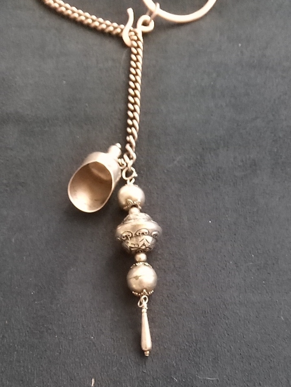 Vintage 925 Upcycled  One Of A Kind Necklace